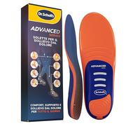 Dr. Scholl’s Advanced Pain Relief Solette Ortopediche, Solette Scarpe e Stivali, Sollievo Dolore Piedi e Tallone, Fascite Plantare, Supporto Arco Plantare, Ammortizzazione Extra, Fino 150 Kg, 38-39