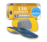 Dr. Scholl - Solette Custom Fit, lunghezza 3/4, sollievo dal dolore 5 in 1 per piedi, parte bassa della schiena, ginocchia e fascite plantare, supporto per arco plantare, unisex