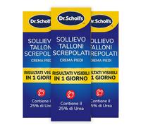 Dr. Scholl's Crema per Talloni Screpolati Active Repair K+, Crema x3 New Version