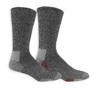 Dr. Scholl's Advanced Relief Blisterguard Casual Crew-Confezione da 2 Paia Calzini, Grigio, Taglia Unica (Pacco da 2) Uomo