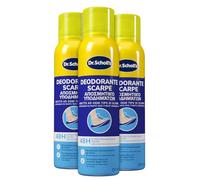 Dr. Scholl's, Deodorante Spray per Scarpe con Tecnologia Attiva sul Controllo degli Odori, Elimina e Protegge dai Cattivi Odori per 48h, Adatto ad Ogni Tipo di Scarpa, 3 Flaconi da 150 ml