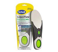 Dr. Scholl's Liquiflex Everyday, Solette Ortopediche Regolabili Anti-Odore in Memory Foam con Tecnologia 5 in 1 per Tutti i Tipi di Scarpe, Supporto Arco Plantare, Uso Quotidiano, Taglia S (35.5-40.5)