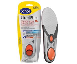Dr.Scholl's Liquiflex Extra Supporto, Solette Regolabili Anti-Odore in Memory Foam con Tecnologia 5 in 1 per Scarpe da Lavoro, Stivali e Scarpe Antinfortunistiche, Taglia S (35.5-40.5), Uomo e Donna