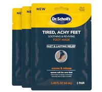 Dr. Scholl's® Maschera per piedi stanchi, doloranti, lenitiva e rivitalizzante, 3 paia, stivaletti riscaldanti