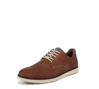 Dr. Scholl's Shoes Sincronizzazione e, Oxford Uomo, Marrone Scuro Liscio, 45 EU