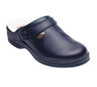 DR.SCHOLL'S NEW BONUS ZOCCOLO IN PELLE BLU SENZA FORI