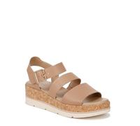 Dr. Scholl's Once Twice Espadrillas con zeppa e plateau, Tawny Betulla Liscio, 41 EU