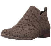 Dr. Scholl's Shoes Women's Rate Ankle Boot, Olive Microfiber Perforated, 9.5 M US