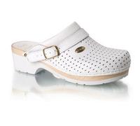 DR.SCHOLL'S SUPERCOMFORT ZOCCOLI IN LEGNO BIANCO