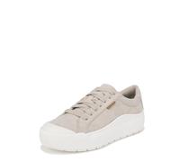 Dr. Scholl's Women's Time off Sneaker, Oyster Microfiber, 37 EU