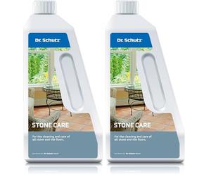 Dr. Schutz Stone Care 750 ml | Detergente per la cura della pietra per interni ed esterni | Detergente per marmo, granito, pietra naturale | Detergente per pavimenti in pietra, piastrelle e pietra