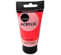 Dr semplicemente acrilico neon rosso 75 ml