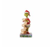 Dr.Seuss Babbo Natale Grinch Holding The Naughty O Bello List Figurina, 22.2cm