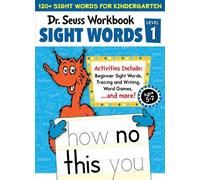 Dr. Seuss Dr. Seuss Sight Words Level 1 Workbook (Tascabile) Dr. Seuss Workbooks