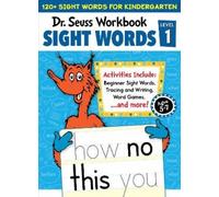 Dr. Seuss Dr. Seuss Sight Words Level 1 Workbook (Tascabile) Dr. Seuss Workbooks