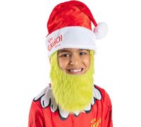Dr.Seuss il Grinch Babbo Natale Cappello Bambini Ufficiale Accessorio Vestito
