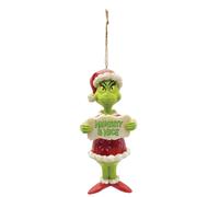Dr. Seuss Il Grinch Cattivo E Buono Ornamento In PVC