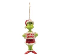 Dr. Seuss Il Grinch Non Essere Un Grinch Ornamento In PVC