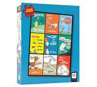 Dr. Seuss "The Dr. Seuss Collection" Puzzle da 1000 pezzi | Collage di puzzle da collezione con il Lorax, il gatto con il cappello e altro | Puzzle e merce con licenza ufficiale Dr. Seuss