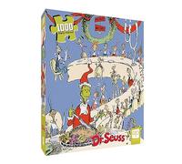 Dr. Seuss "The Grinch Feast" Puzzle da 1000 pezzi | Puzzle da collezione con il Grinch | Opera d'arte che celebra il classico libro per bambini | Puzzle & Merchandise Dr. Seuss con licenza ufficiale
