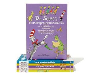 Dr. Seuss's Second Beginner Book Boxed Set Collection: The Cat in the Hat Comes Back; Dr. Seuss's ABC; I Can Read with My Eyes Shut!; Oh, the Thinks You Can Think!; Oh Say Can You Say?