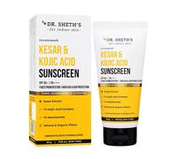 Dr. Sheth's Kesar & Kojic Acid Sunscreen SPF 50+ (50 g) spedizione gratuita