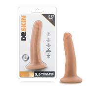 Dr. Skin 5,5 - dildo realistico con ventosa - naturale (14cm)