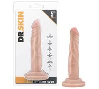 Dott. Skin 5 - Dildo realistico con ventosa - colore naturale (14,5 cm)