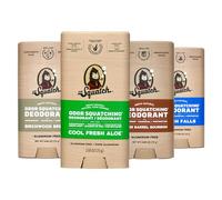 Dr. Squatch Deodorante naturale per uomo - per uomo antiodore senza alluminio - Birchwood Breeze, Cool Fresh Aloe, Fresh Falls, Wood Barrel Bourbon (confezione da 4)