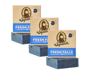 Dr. Squatch Men's Bar Soap - 5 Bar - Fresh Falls - All Natural for Men - Smell like a Crisp Forest Waterfall