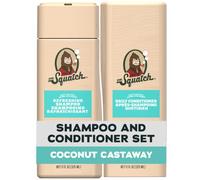 Dr. Squatch Shampoo e Balsamo Naturali Uomo (Confezione da 2) | Rinfresca e idrata i capelli, nutre il cuoio capelluto, shampoo e balsamo naturali uomo, 325ml (Coconut Castaway)