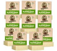 Dr. Squatch's Men's Natural Bar sapone Alpine Sage (10 pacchetti) - Tutto il sapone naturale per uomini - odora come una leggera brezza di montagna