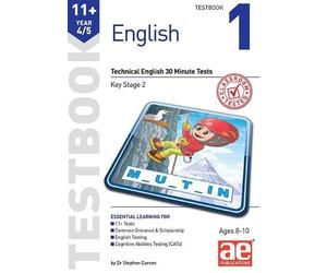 Dr Stephen C Curran Autumn McMahon 11+ English Year 4/5 Testbook 1 (Tascabile)