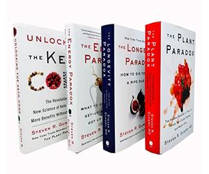 Dr. Steven R Gundry MD 4 Books Collection Set (The Plant Paradox, The Longevity Paradox, The Energy Paradox & Unlocking The Keto Code)