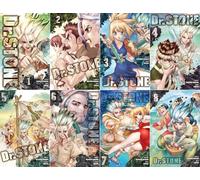 Dr. STONE Series Set I 8-Book (Vol.1-8) - The Epic Sci-Fi Adventure Begins!