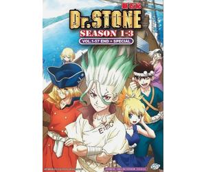 Dr. Stone stagione 1-3 + DVD anime completo speciale [Dub inglese]