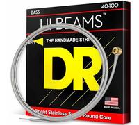 DR Strings Set 4 Corde Basso 40-100 Bass Muta Stainless Steel Round Core LR-40