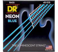 DR String NBB-45 Neon Blue Set di corde per basso