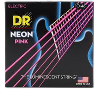 DR String NPE-10 Neon Pink Set di corde per chitarra elettriche