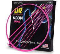 DR String NPE-9 Neon Pink Set di corde per chitarra elettriche