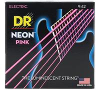 DR String NPE-9 Neon Pink Set di corde per chitarra elettriche