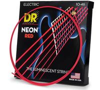DR String NRE-10 Neon Red Set di corde per chitarra elettriche