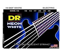 DR String NWE-10 Neon White Set di corde per chitarra elettriche