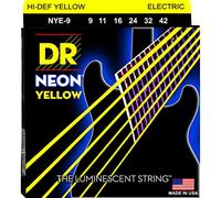 DR Strings - corde per chitarra colorata - giallo neon - 0.09-0.42