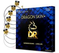 DR Strings Dragon Skin+ Coated Nickel 6-String Medium 30-125 Corde Basso 6 Corde