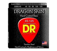 DR Strings DRAGON SKIN™ - Corde per Basso Rivestite Trasparente: 5 Corde Medie 45-125