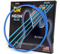 DR Strings Hi-Def Neon Blue Bass 5 corde medie