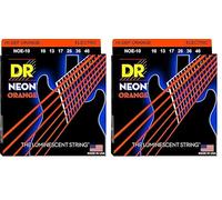 DR Strings Hi-Def Neon Orange Electric Medium (Confezione da 2)