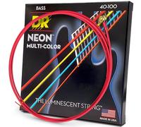 Dr Strings nmcb-40 Dr neon 4 Bass Guitar string, luce, multicolore