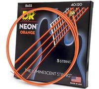 Dr Strings NOB5 - 40 nichel rivestito corde per basso, luce